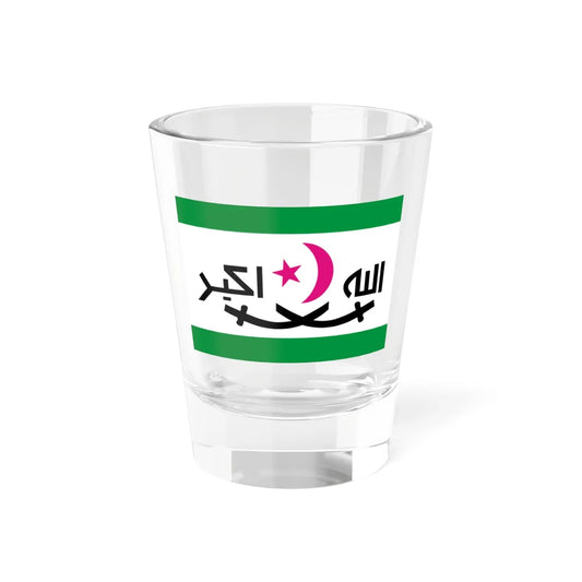 Wahhabist Ingushetia flag (Russia) Shot Glass 1.5oz 1.5oz - Go Mug Yourself