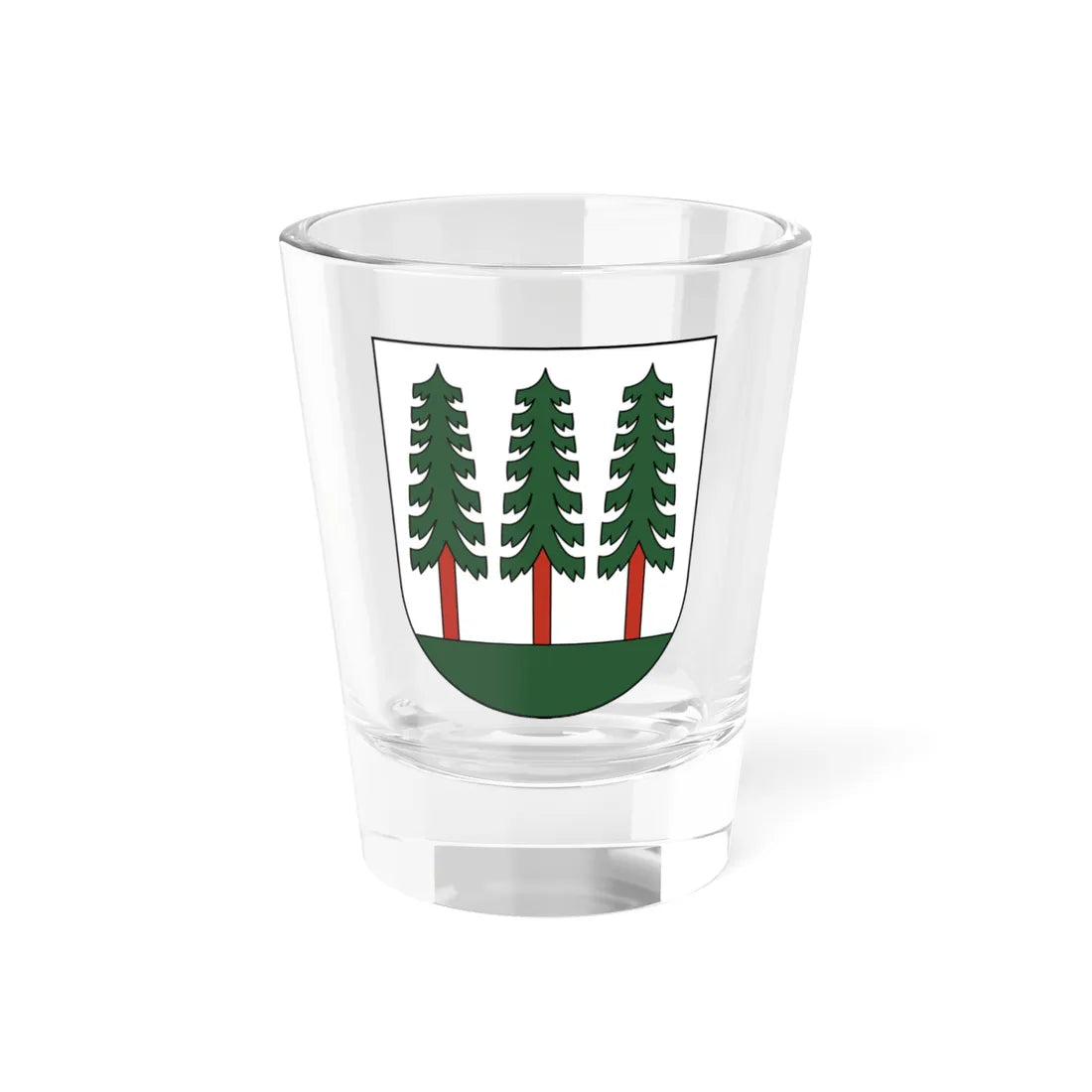 Wald-blazon (Switzerland) (Coat of Arms) Shot Glass 1.5oz - Go Mug Yourself