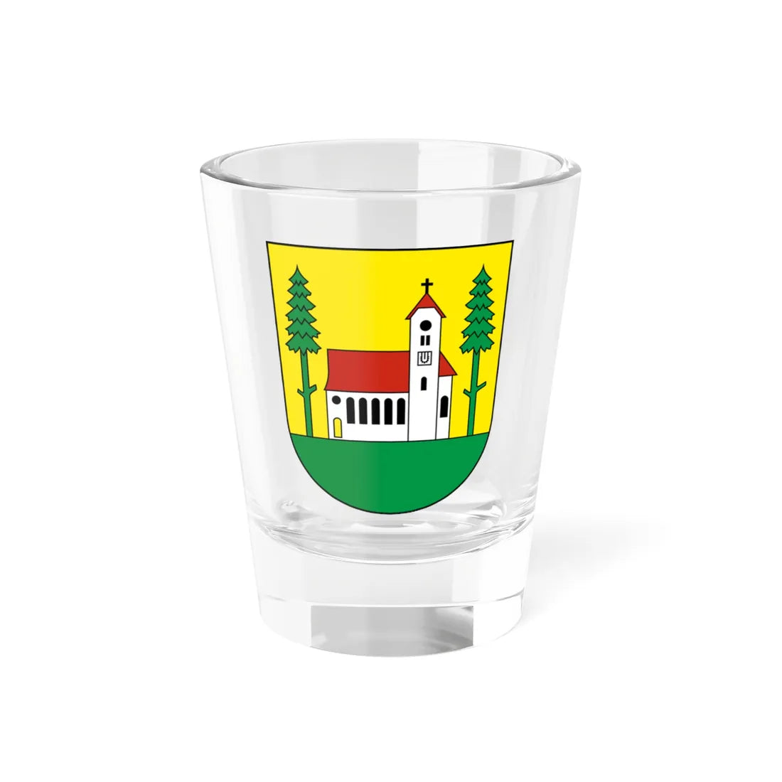 Waldkirch-blazon (Switzerland) (Coat of Arms) Shot Glass 1.5oz 1.5oz - Go Mug Yourself