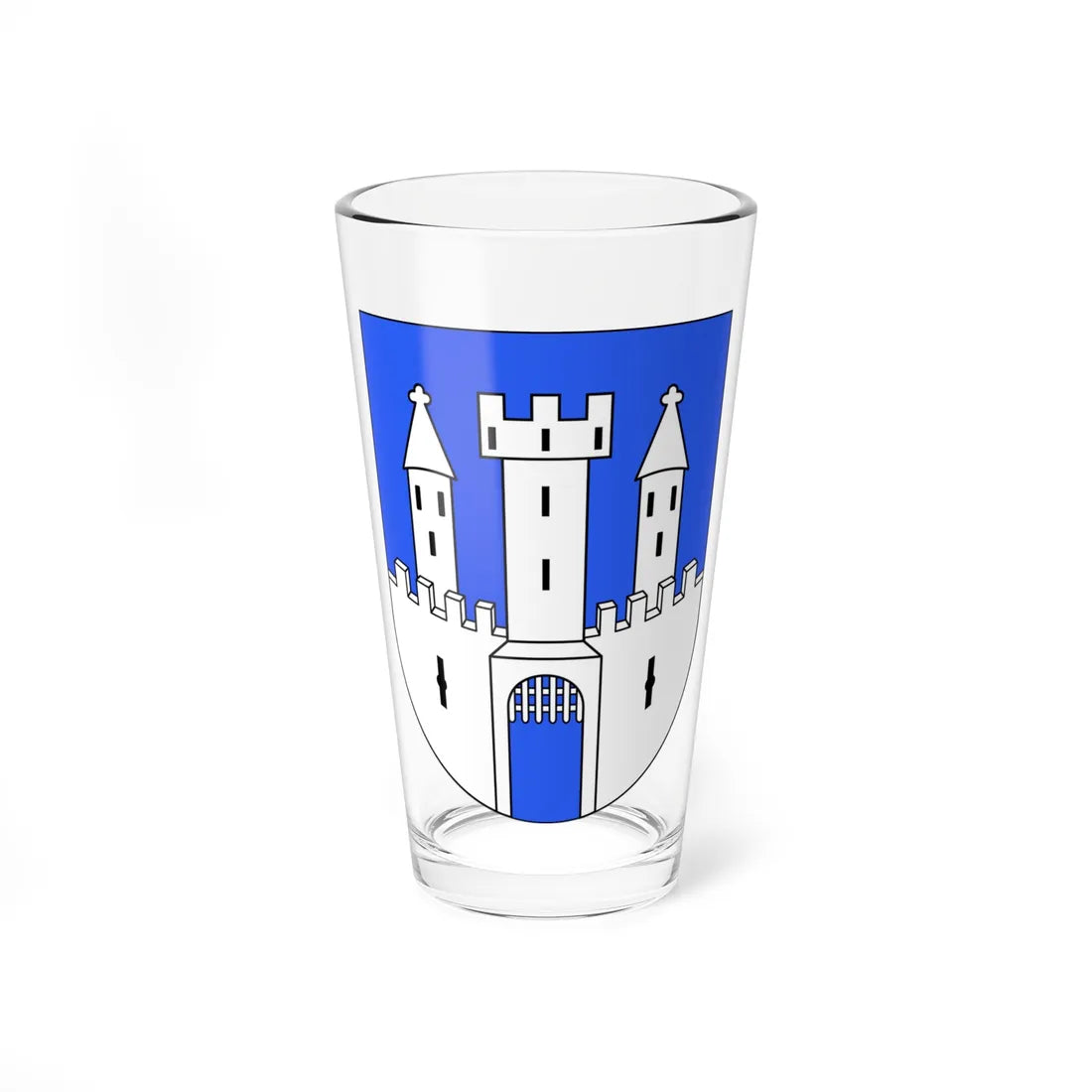 Walenstadt-coat of arms (Switzerland) (Coat of Arms) Pint Glass 16oz 16oz - Go Mug Yourself