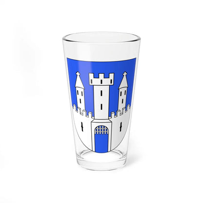 Walenstadt-coat of arms (Switzerland) (Coat of Arms) Pint Glass 16oz 16oz - Go Mug Yourself