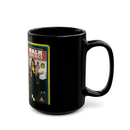 WALK AEROBICS (VHS COVER) - Black Coffee Mug-Go Mug Yourself