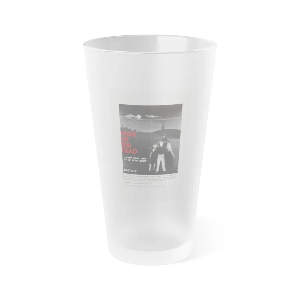 WALK OF THE DEAD (VENGEANCE OF THE ZOMBIES) (2) 1973 Movie Poster - Frosted Pint Glass 16oz-16oz-Frosted-Go Mug Yourself