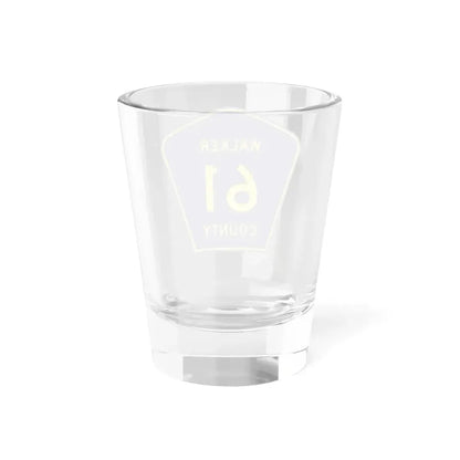Walker County Route 61 AL (Alabama) (Road Sign) Shot Glass 1.5oz - Go Mug Yourself