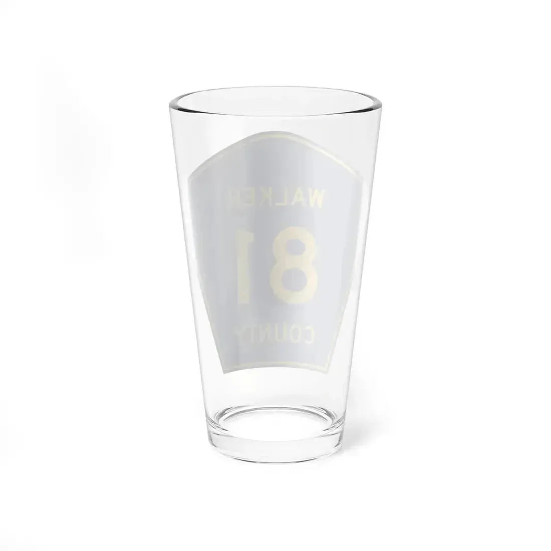 Walker County Route 81 AL (Alabama) (Road Sign) Pint Glass 16oz - Go Mug Yourself