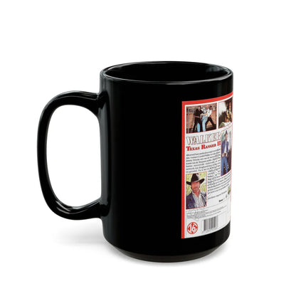 WALKER TEXAS RANGER 2 (VHS COVER) - Black Coffee Mug-Go Mug Yourself