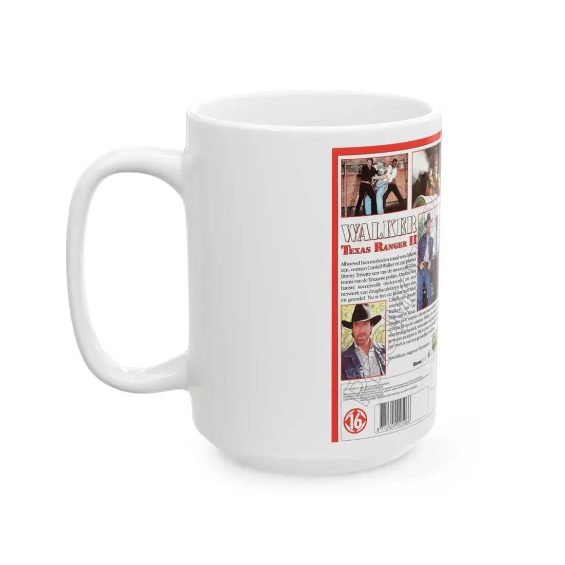 WALKER TEXAS RANGER 2 (VHS COVER) - White Coffee Mug - Go Mug Yourself