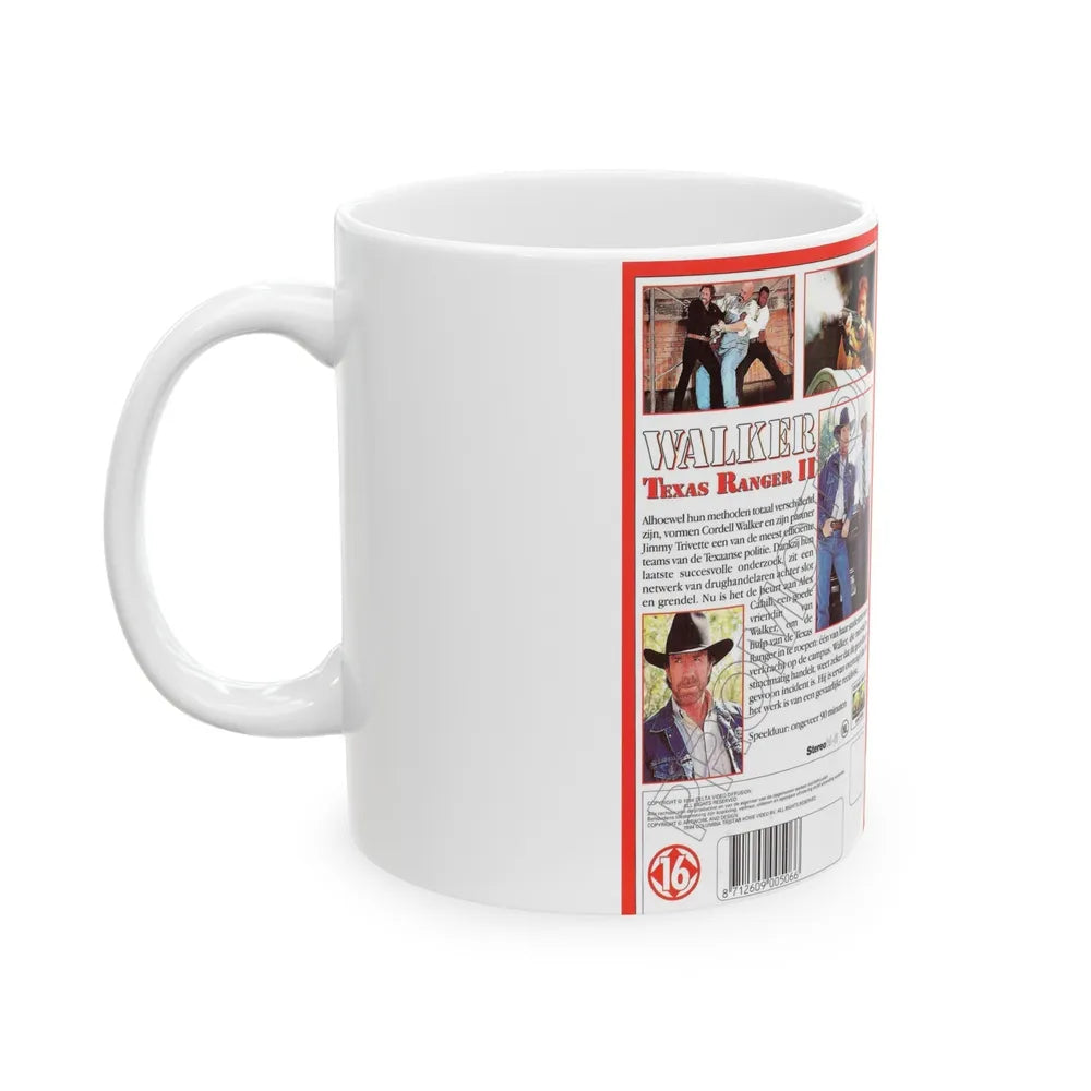 WALKER TEXAS RANGER 2 (VHS COVER) - White Coffee Mug-Go Mug Yourself