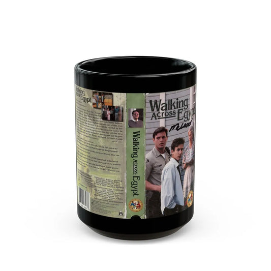 WALKING ACROSS EGYPT (VHS COVER) - Black Coffee Mug-15oz-Go Mug Yourself