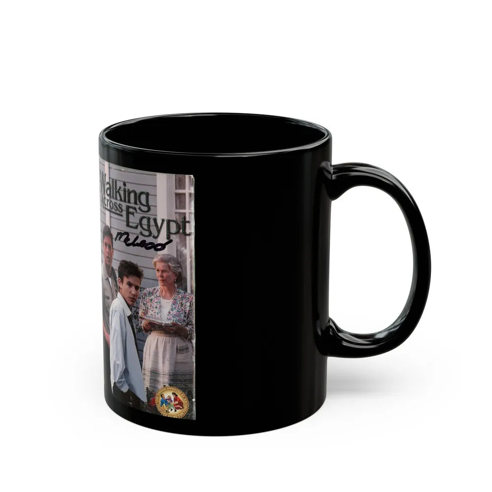 WALKING ACROSS EGYPT (VHS COVER) - Black Coffee Mug-Go Mug Yourself