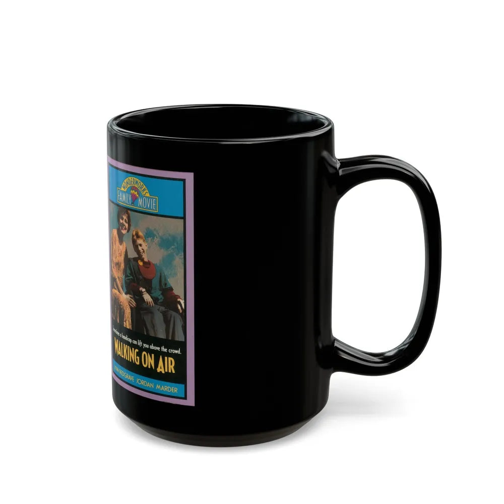 WALKING ON AIR (VHS COVER) - Black Coffee Mug-Go Mug Yourself