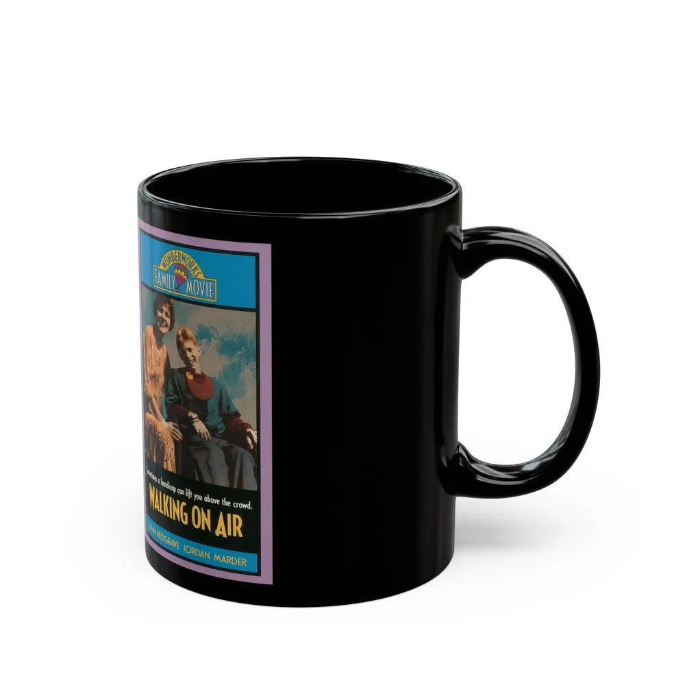 WALKING ON AIR (VHS COVER) - Black Coffee Mug-Go Mug Yourself