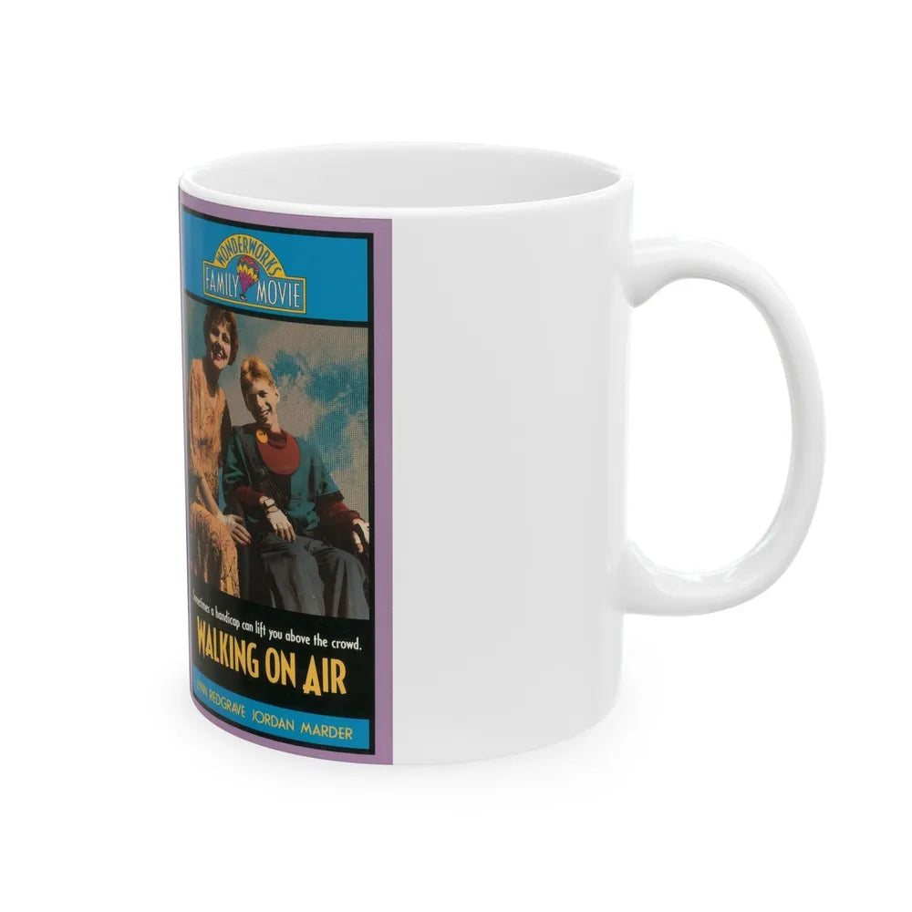 WALKING ON AIR (VHS COVER) - White Coffee Mug-Go Mug Yourself