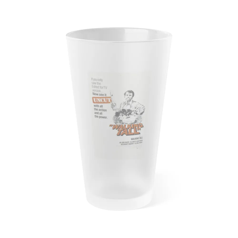 WALKING TALL (2) 1973 Movie Poster - Frosted Pint Glass 16oz-16oz-Frosted-Go Mug Yourself