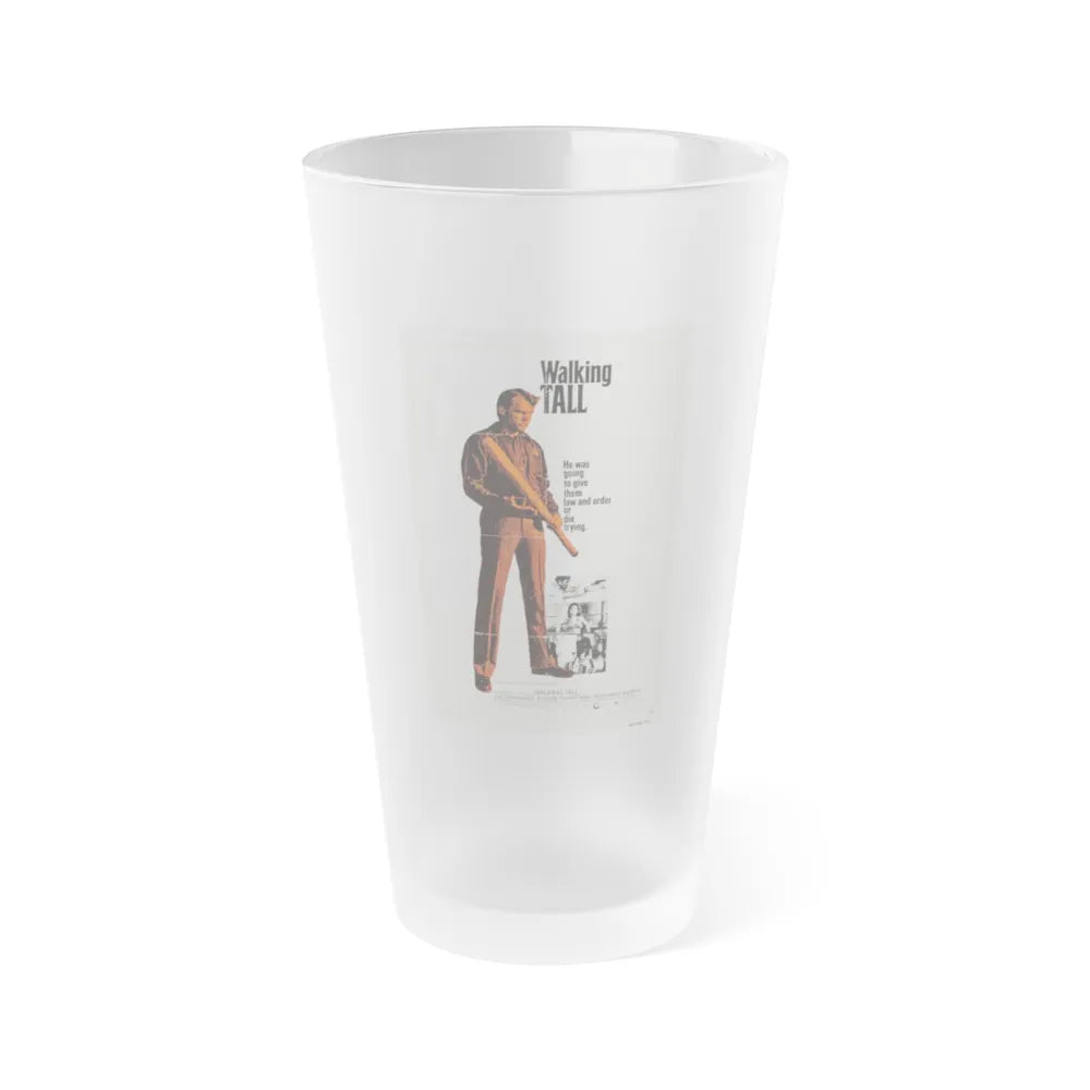 WALKING TALL (3) 1973 Movie Poster - Frosted Pint Glass 16oz-16oz-Frosted-Go Mug Yourself