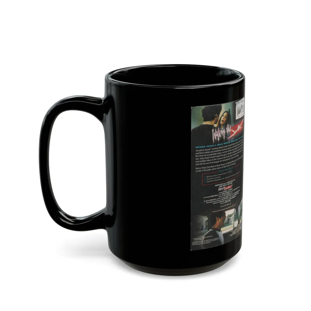 WALKING THE EDGE (VHS COVER) - Black Coffee Mug-Go Mug Yourself