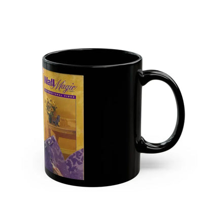 WALL MAGIC INSTRUCTIONAL VIDEO (VHS COVER) - Black Coffee Mug - Go Mug Yourself