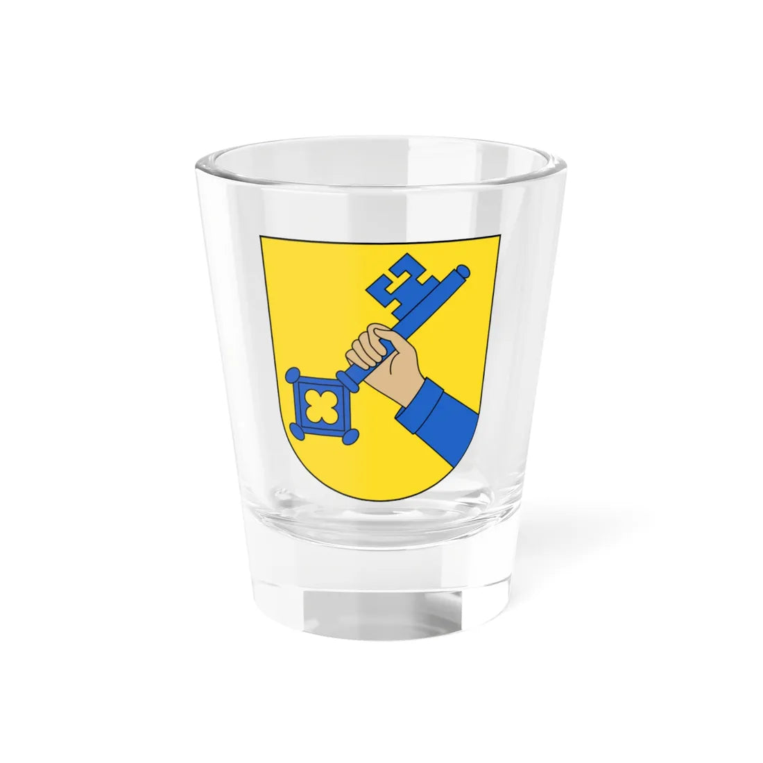 Wallisellen-blazon (Switzerland) (Coat of Arms) Shot Glass 1.5oz 1.5oz - Go Mug Yourself
