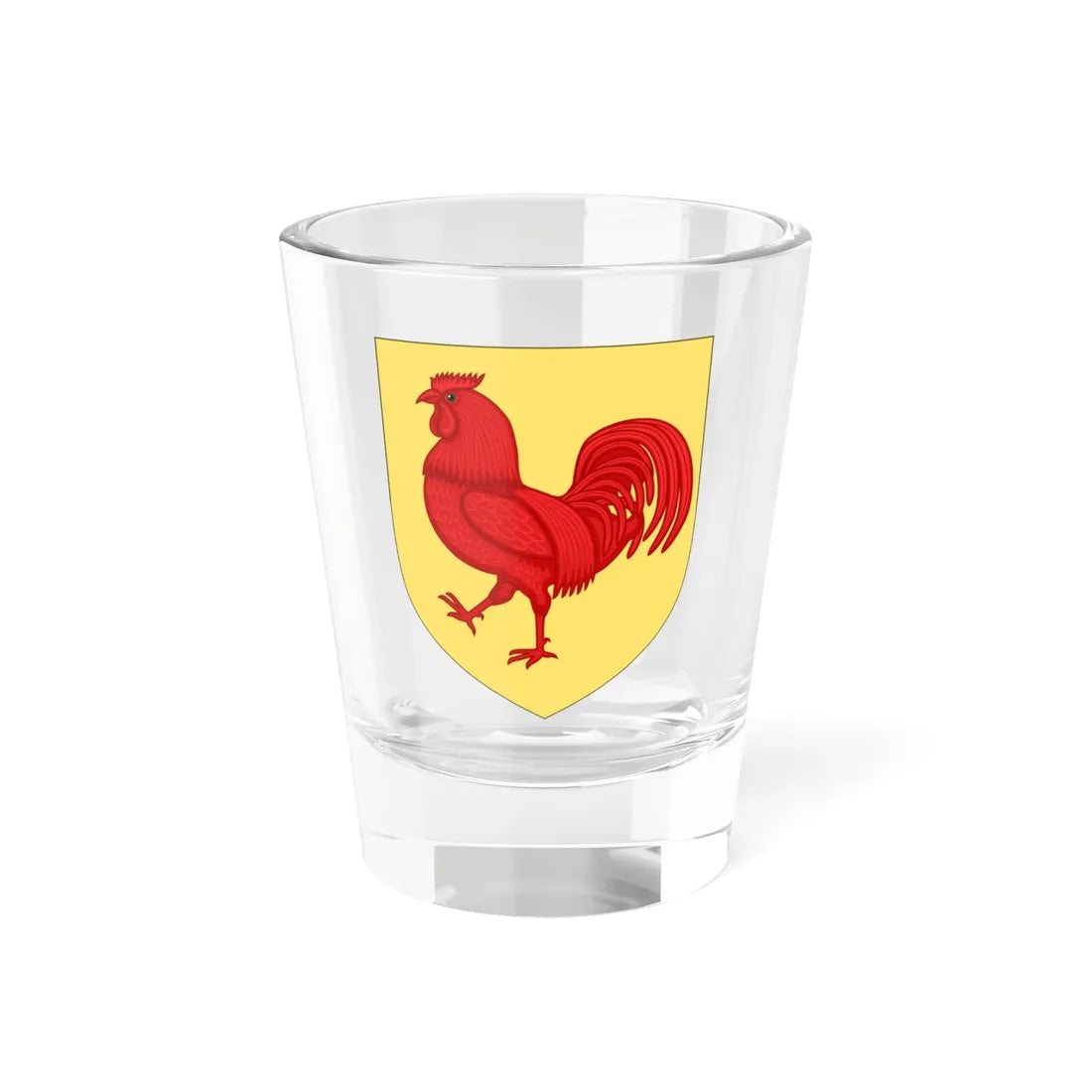 Wallonia coat of arms (Belgium) (Coat of Arms) Shot Glass 1.5oz 1.5oz - Go Mug Yourself
