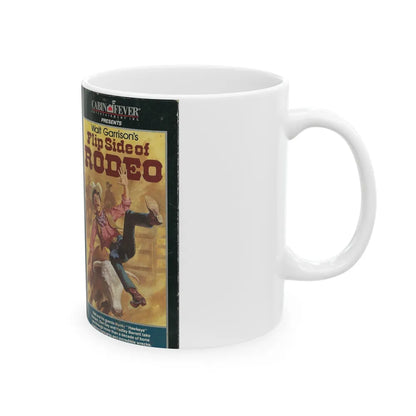 WALT GARRISONS FLIP SIDE RODEO (VHS COVER) - White Coffee Mug-Go Mug Yourself