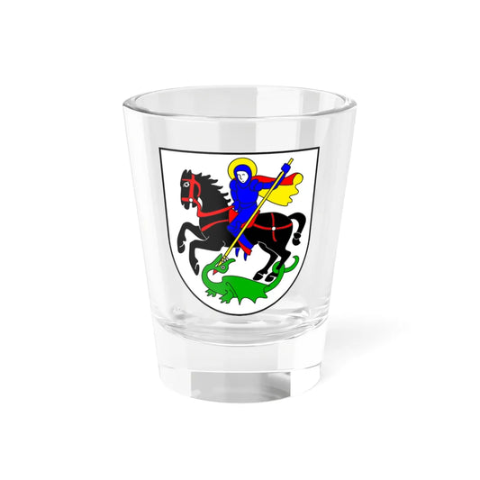Waltensburg Vuorz wappen (Switzerland) (Coat of Arms) Shot Glass 1.5oz 1.5oz - Go Mug Yourself