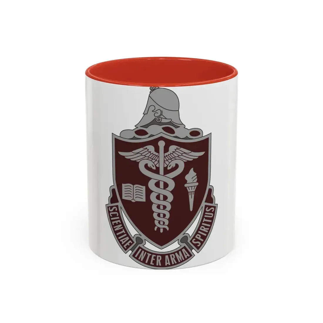 Walter Reed National Military Medical Center (U.S. Army) Accent Coffee Mug 11oz Red - Go Mug Yourself