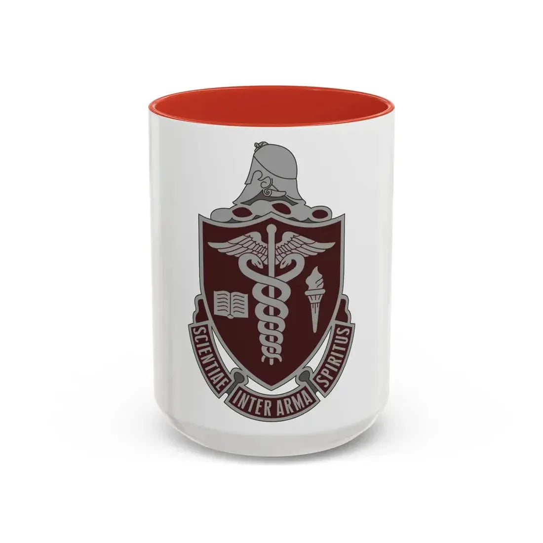 Walter Reed National Military Medical Center (U.S. Army) Accent Coffee Mug 15oz Red - Go Mug Yourself