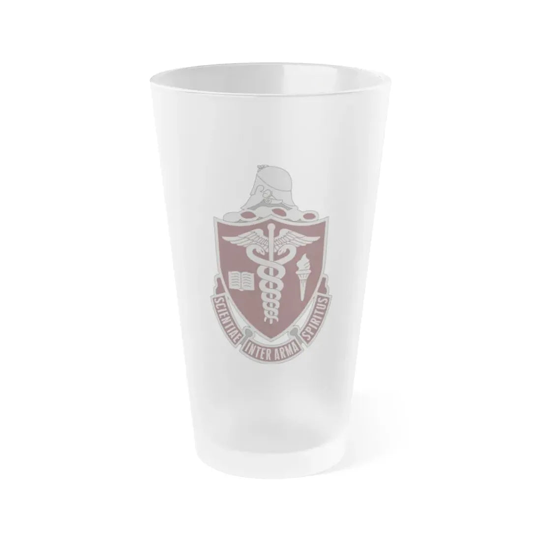 Walter Reed National Military Medical Center (U.S. Army) Frosted Pint Glass 16oz Default Title - Go Mug Yourself