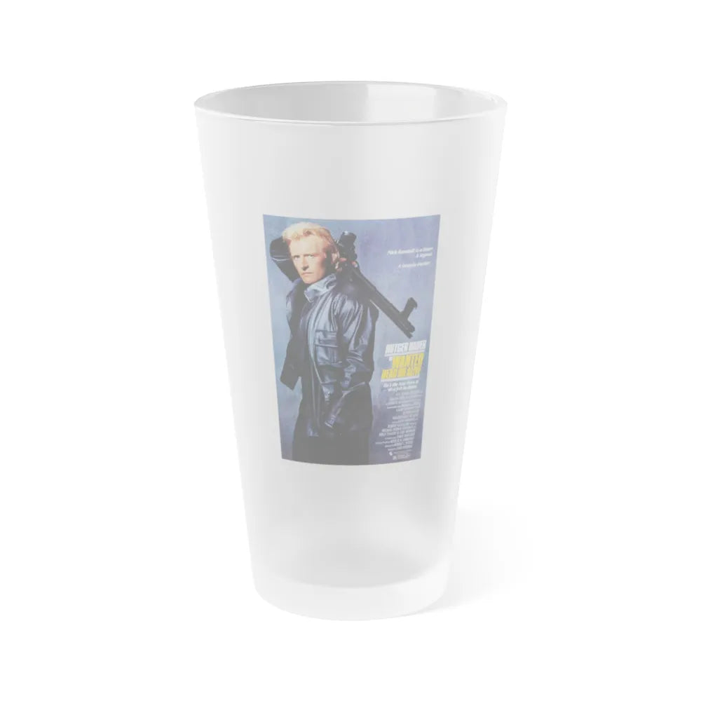 WANTED DEAD OR ALIVE 1986 Movie Poster - Frosted Pint Glass 16oz-16oz-Frosted-Go Mug Yourself