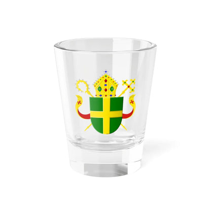 Wapen bisdom Groningen-Leeuwarden (Netherlands) (Coat of Arms) Shot Glass 1.5oz 1.5oz - Go Mug Yourself