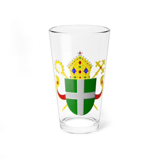 Wapen bisdom Groningen (Netherlands) (Coat of Arms) Pint Glass 16oz 16oz - Go Mug Yourself