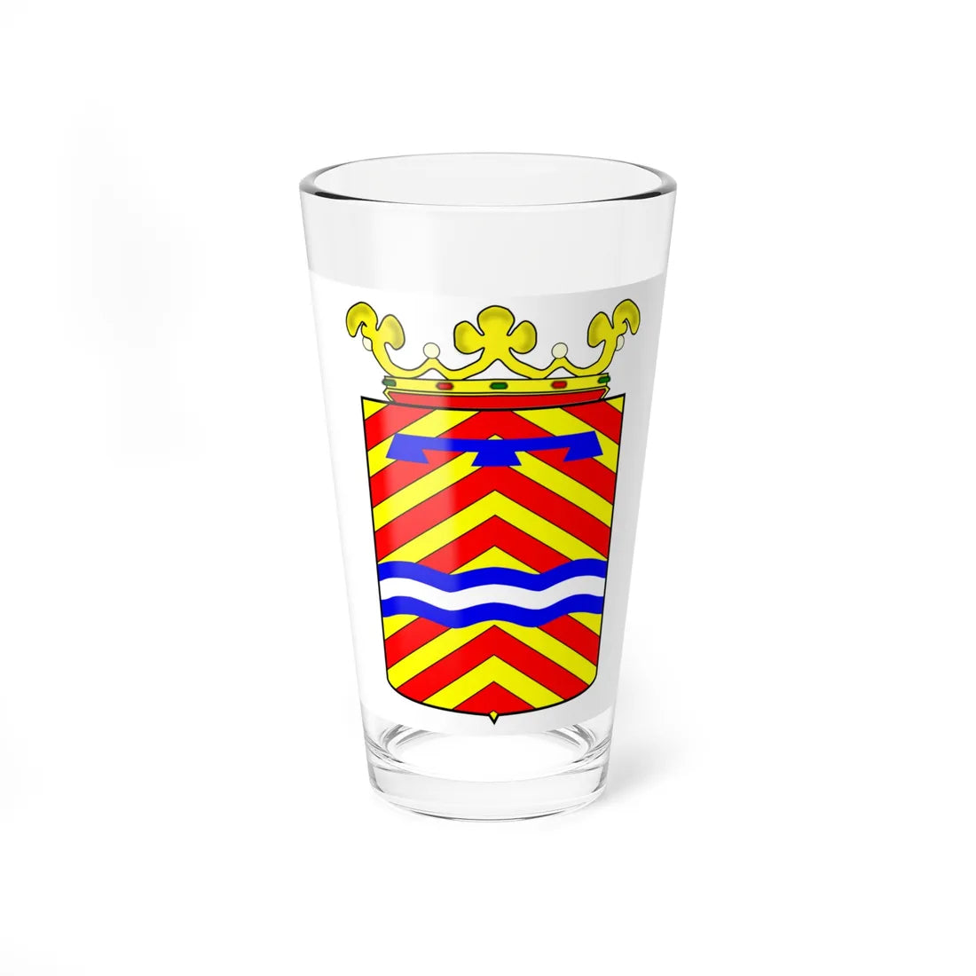 Wapen Maassluis (Netherlands) (Coat of Arms) Pint Glass 16oz 16oz - Go Mug Yourself