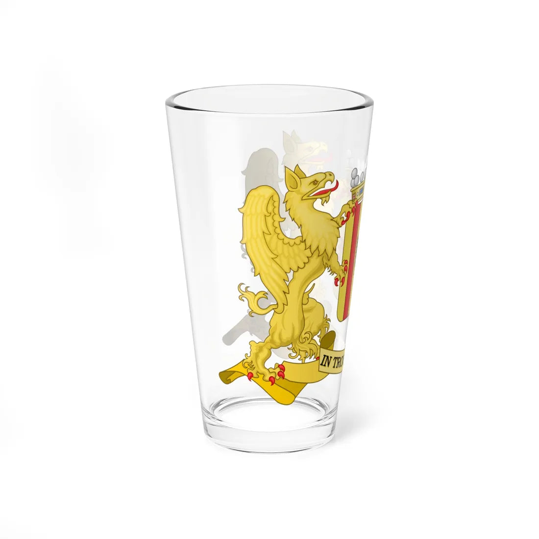 Wapen Mechelen (Belgium) (Coat of Arms) Pint Glass 16oz - Go Mug Yourself