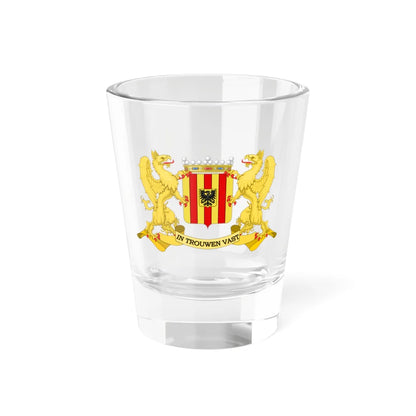 Wapen Mechelen (Belgium) (Coat of Arms) Shot Glass 1.5oz 1.5oz - Go Mug Yourself