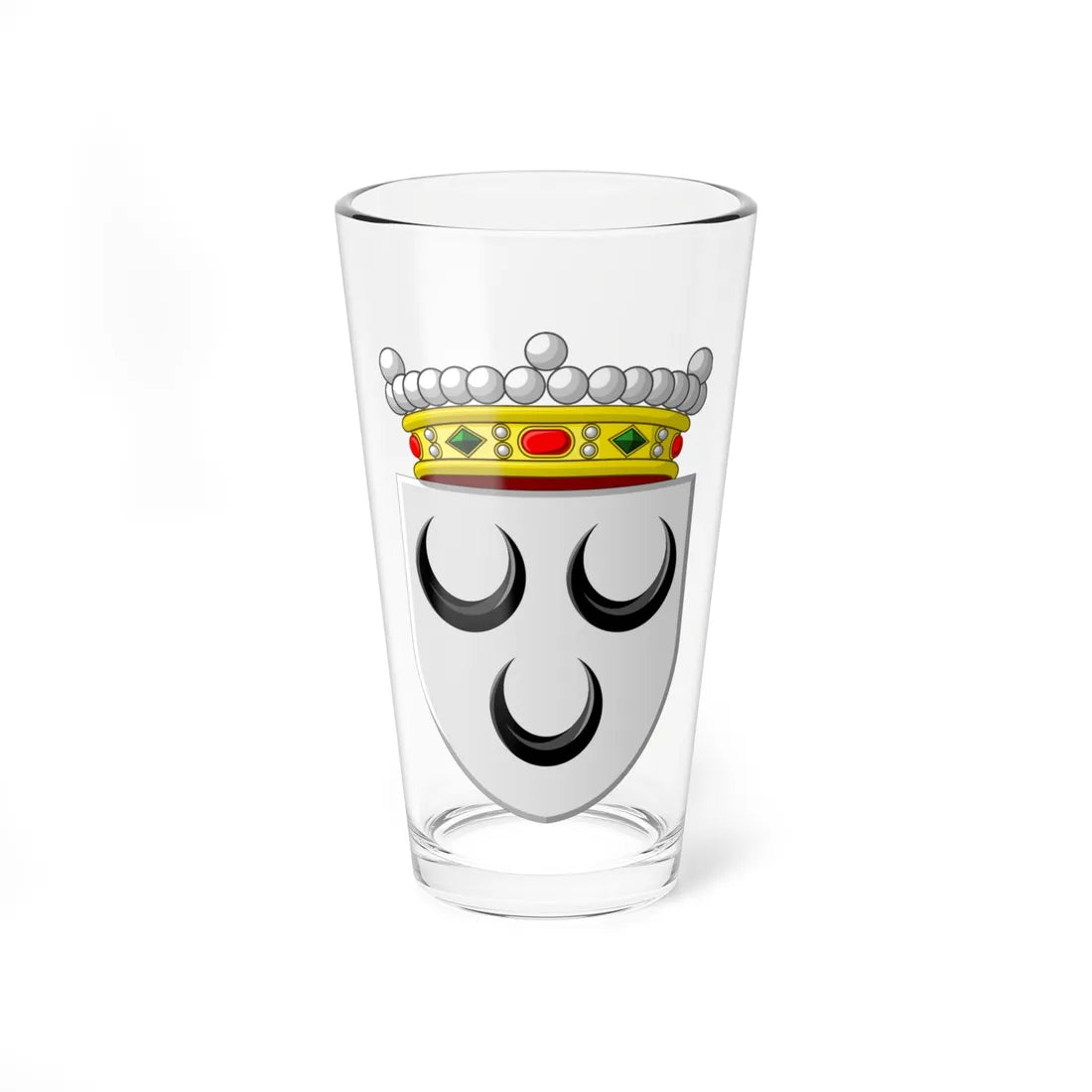 Wapen Monster (Netherlands) (Coat of Arms) Pint Glass 16oz 16oz - Go Mug Yourself