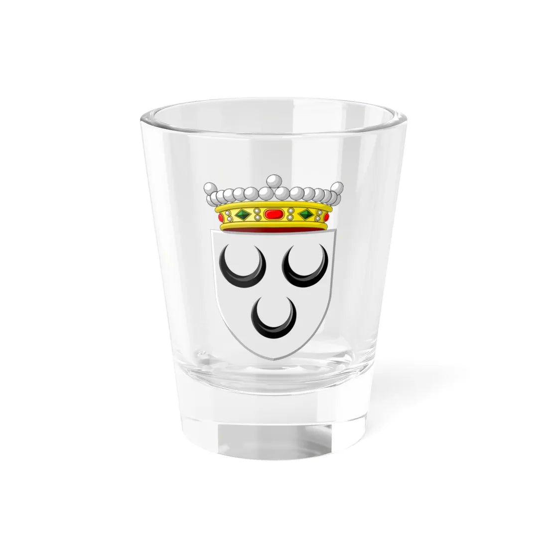Wapen Monster (Netherlands) (Coat of Arms) Shot Glass 1.5oz 1.5oz - Go Mug Yourself