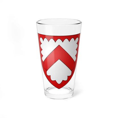 Wapen stad be Kortrijk (Belgium) (Coat of Arms) Pint Glass 16oz 16oz - Go Mug Yourself