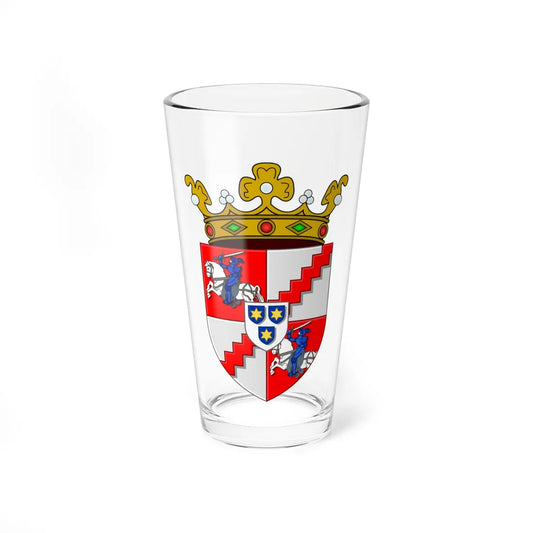 Wapen van Aalbeke (Belgium) (Coat of Arms) Pint Glass 16oz 16oz - Go Mug Yourself