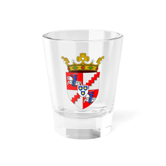 Wapen van Aalbeke (Belgium) (Coat of Arms) Shot Glass 1.5oz 1.5oz - Go Mug Yourself