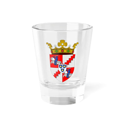 Wapen van Aalbeke (Belgium) (Coat of Arms) Shot Glass 1.5oz - Go Mug Yourself