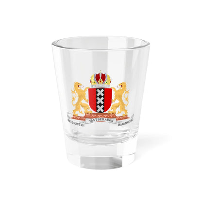 Wapen van Amsterdam (Netherlands) (Coat of Arms) Shot Glass 1.5oz 1.5oz - Go Mug Yourself