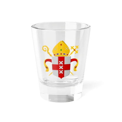 Wapen van Bisdom Amsterdam Haarlem (Netherlands) (Coat of Arms) Shot Glass 1.5oz 1.5oz - Go Mug Yourself