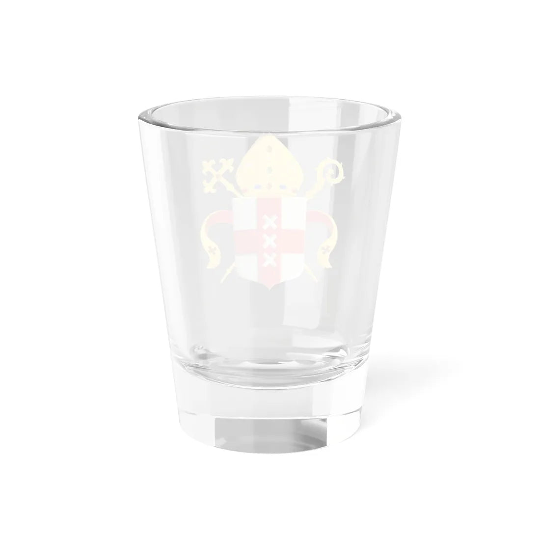 Wapen van Bisdom Amsterdam Haarlem (Netherlands) (Coat of Arms) Shot Glass 1.5oz - Go Mug Yourself