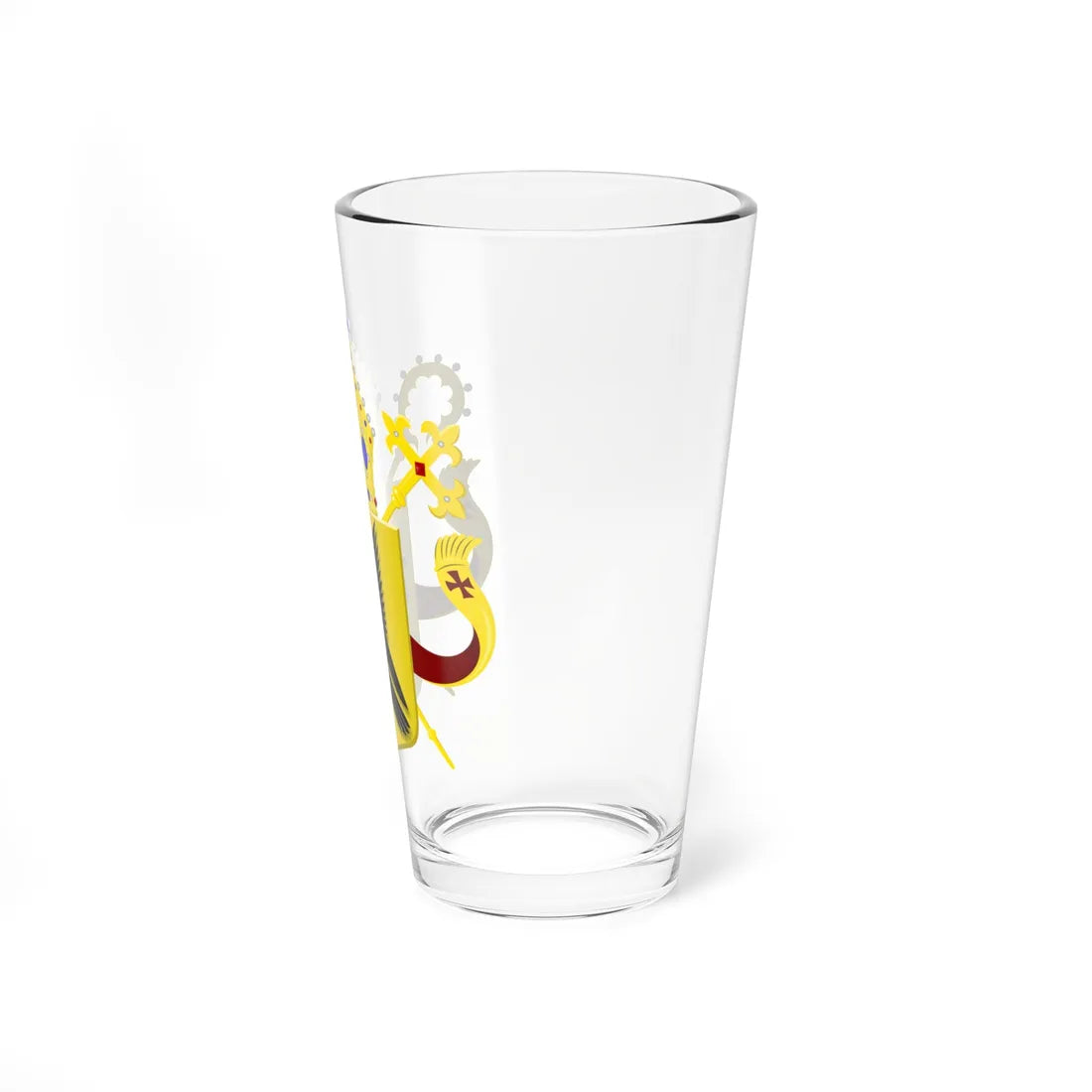 Wapen van bisdom Den Bosch (Netherlands) (Coat of Arms) Pint Glass 16oz - Go Mug Yourself