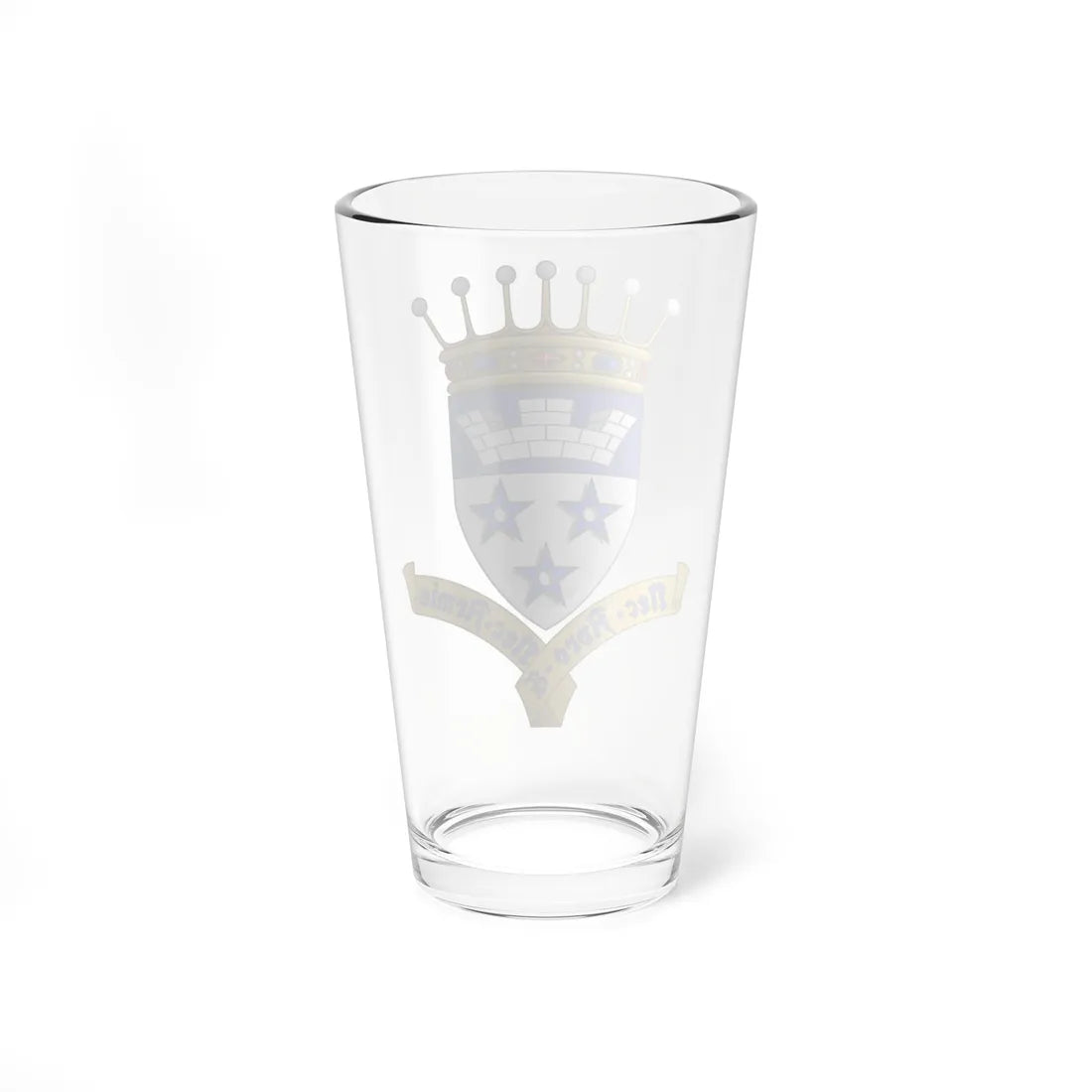 Wapen van de familie De Bethune (Belgium) (Coat of Arms) Pint Glass 16oz - Go Mug Yourself