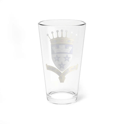 Wapen van de familie De Bethune (Belgium) (Coat of Arms) Pint Glass 16oz - Go Mug Yourself