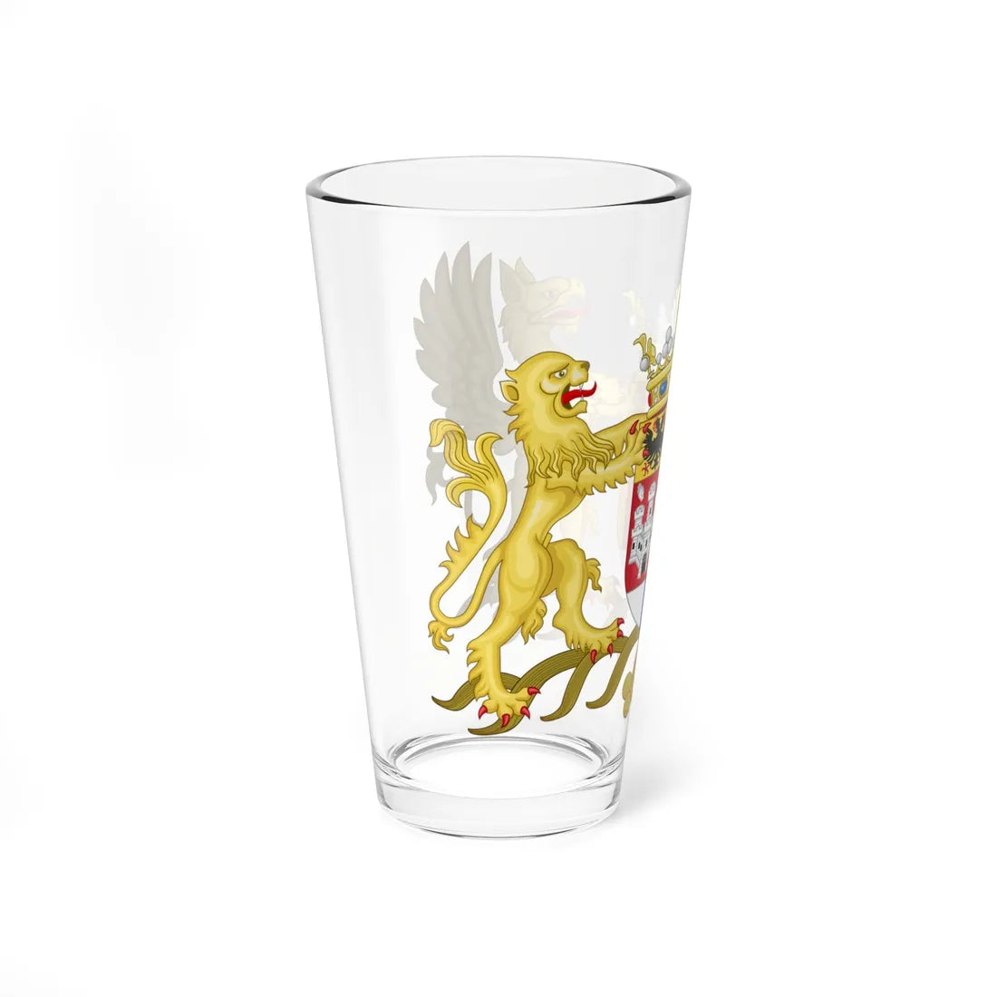 Wapen van de provincie Antwerpen (Belgium) (Coat of Arms) Pint Glass 16oz - Go Mug Yourself