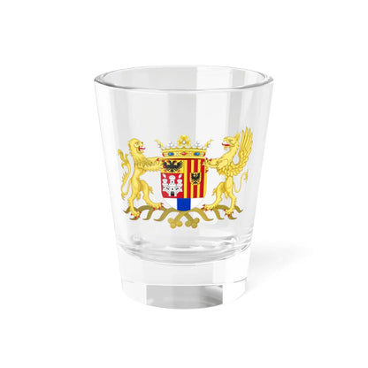 Wapen van de provincie Antwerpen (Belgium) (Coat of Arms) Shot Glass 1.5oz 1.5oz - Go Mug Yourself