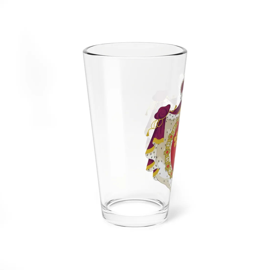 Wapen van Drogenbos (Belgium) (Coat of Arms) Pint Glass 16oz - Go Mug Yourself