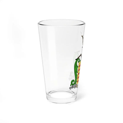 Wapen van Hasselt B (Belgium) (Coat of Arms) Pint Glass 16oz - Go Mug Yourself